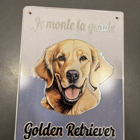 plaque-métal-chien-golden-maison-et-cadeaux