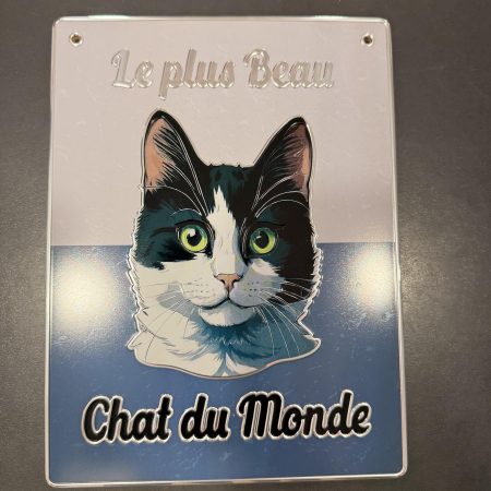 plaque-chat-métal-maison-et-cadeaux