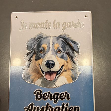 plaque-métal-chien-berger-australien-maison-et-cadeaux