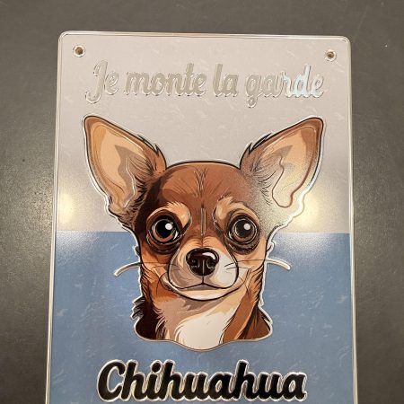plaque-métal-chien-chihuahua-maison-et-cadeaux