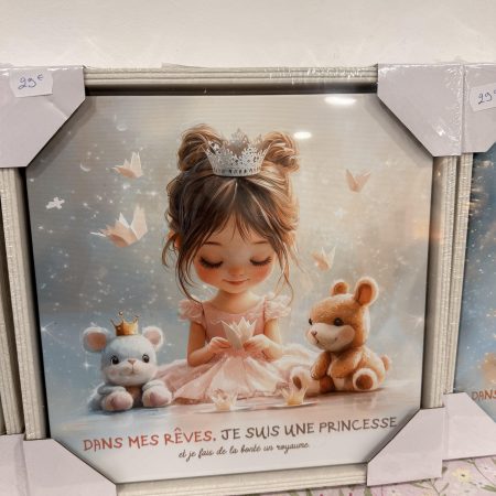 tableau-enfant-toile-encadrée-maison-et-cadeaux
